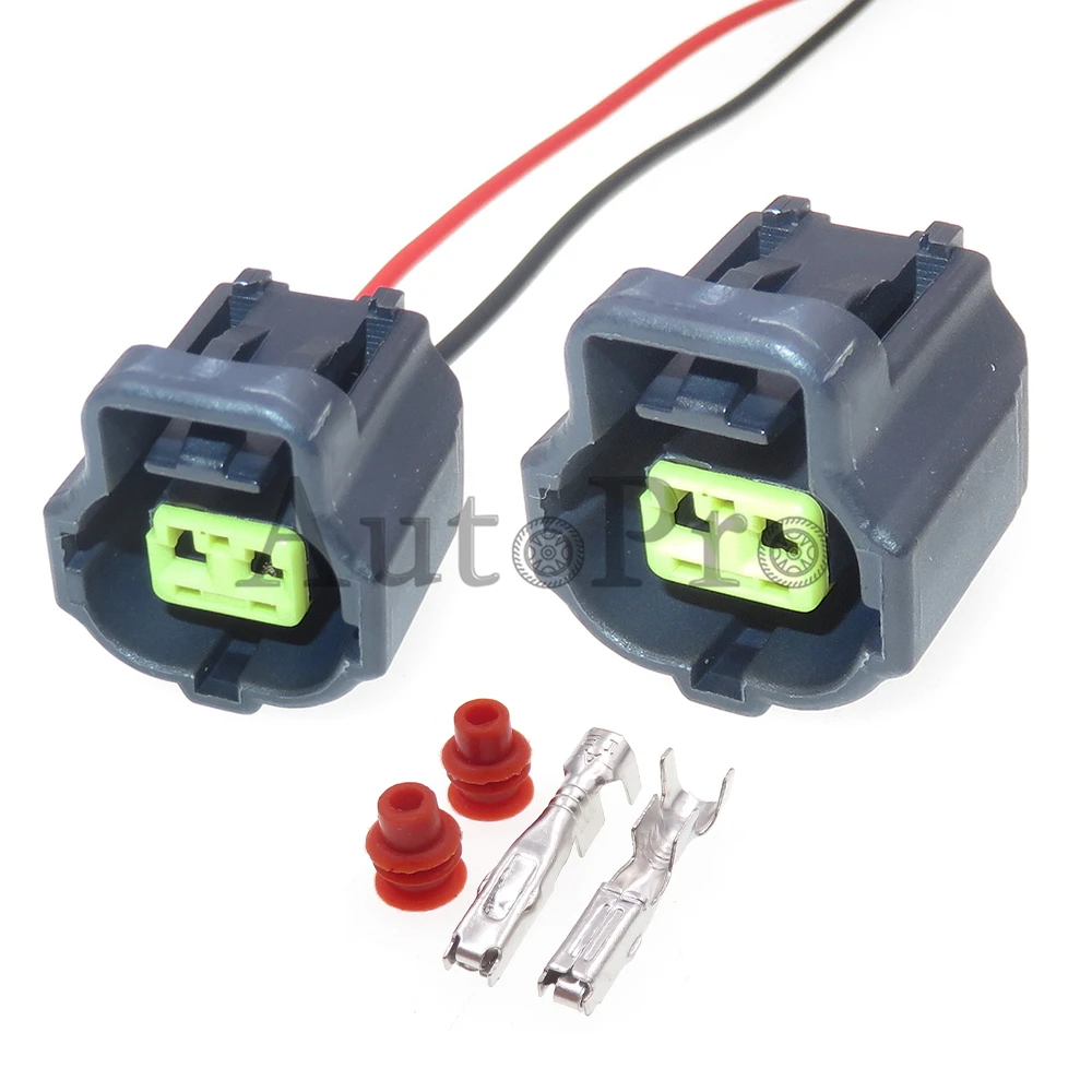 

1 Set 2 Hole 184212-1 184000-1 Automobile Wire Adapter With Terminal Car Sealed Connector Auto Electrical Socket