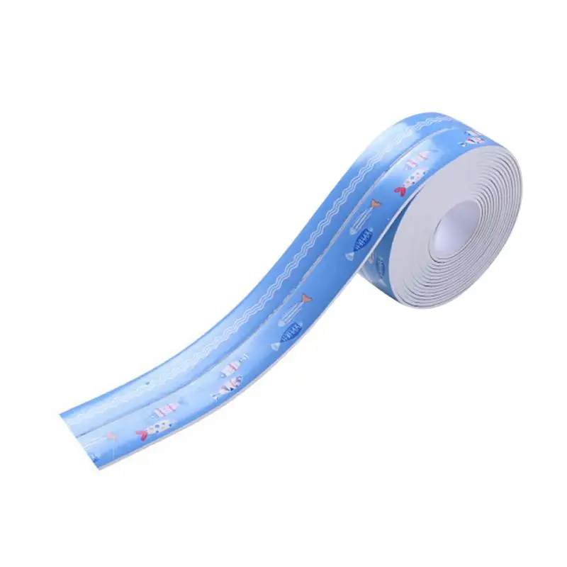 

Kitchen Sink Countertop Waterproof Sticker No Dirt Mold Proof Self-adhesive Seal Strip Bathroom Glue Strip Household Wallpaper