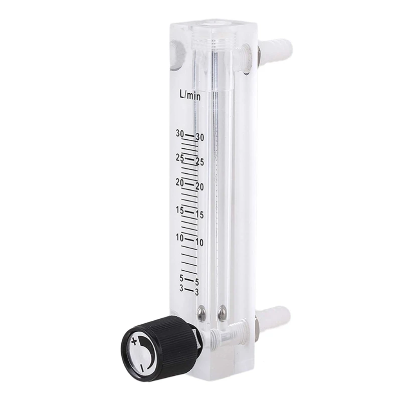

3-30LPM Tube Type Acylic Flowmeter Gas 8mm for Oxygen Air Gas Conectrator