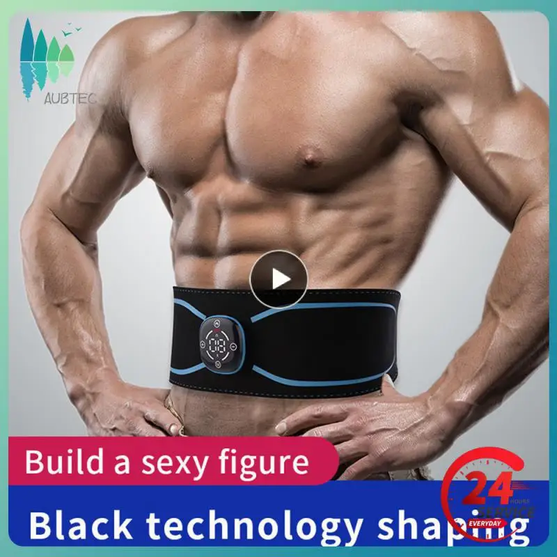 

Fitness Belt New Silicone Gym Weightlifting Belt Massager Charging Waist Back Waist Support