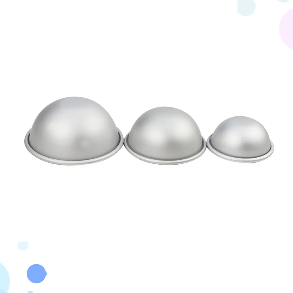 3 шт. Mei Niang DIY инструмент для выпечки De Para Gelatinas 3D форма полусферической формы