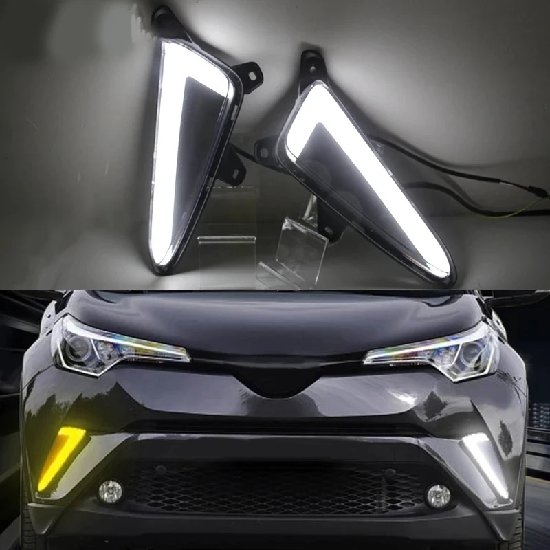 Дневные ходовые огни стоп-сигнал лампа для Toyota светодиодный CHR XLE запасные части