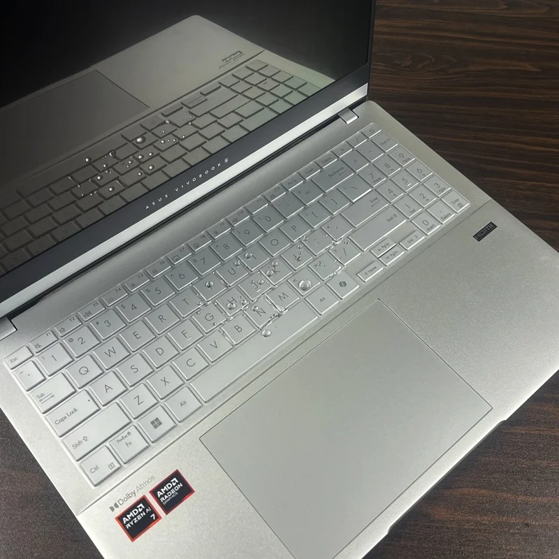 Чехол с клавиатурой для ноутбука Asus Vivobook Pro 15 2024 6 дюйма N6506 N6506MU N6506MV прозрачный