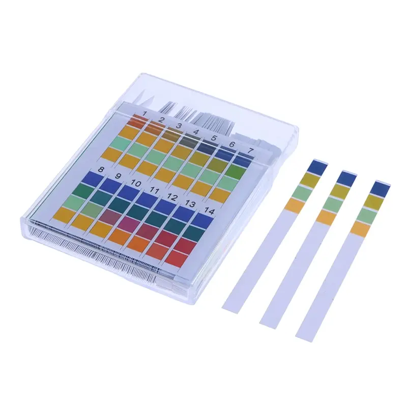 

100pcs 0-14 PH Alkaline Acid Indicator Paper Water Saliva Litmus Testing Kit Universal for Water Saliva Soil Aquariums PH Tester