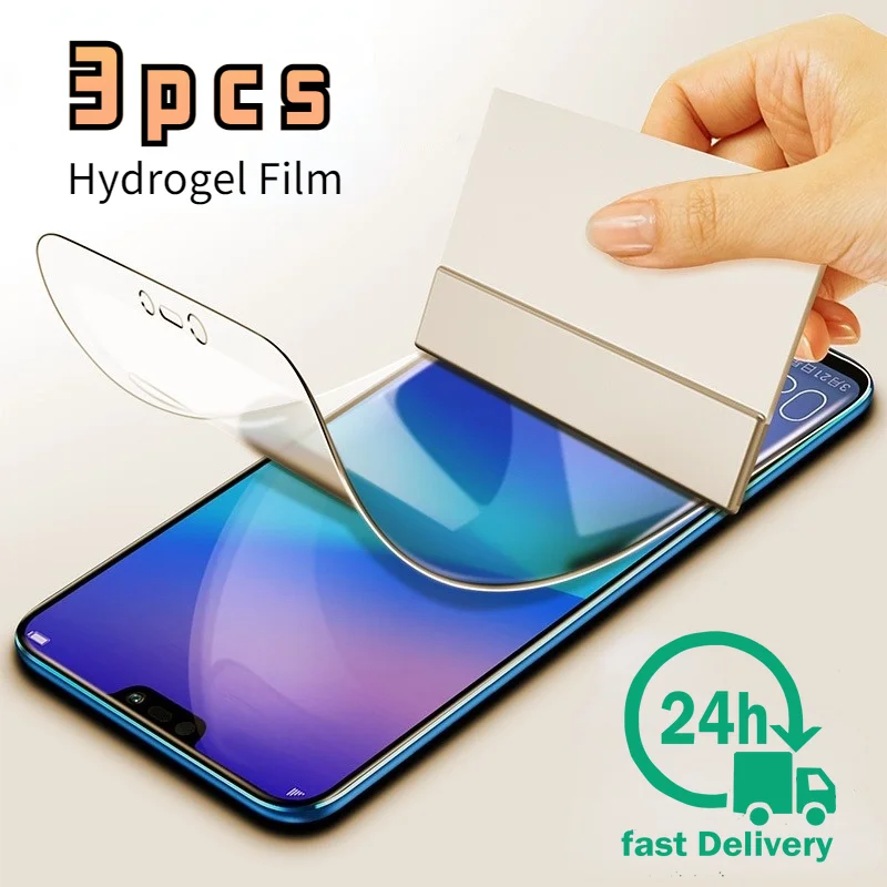 

Защитная пленка для Huawei P30 P20 Lite Pro P Smart Z 2019 Mate 20, Гидрогелевая пленка с полным покрытием для Honor 10 9, не стекло, 3 шт.