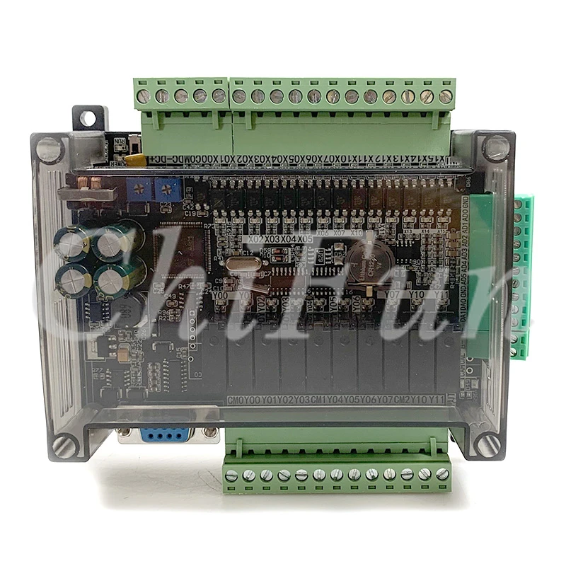 

FX3U-24MR 6AD 2DA high speed PLC industrial control board with 485 communication and RTC