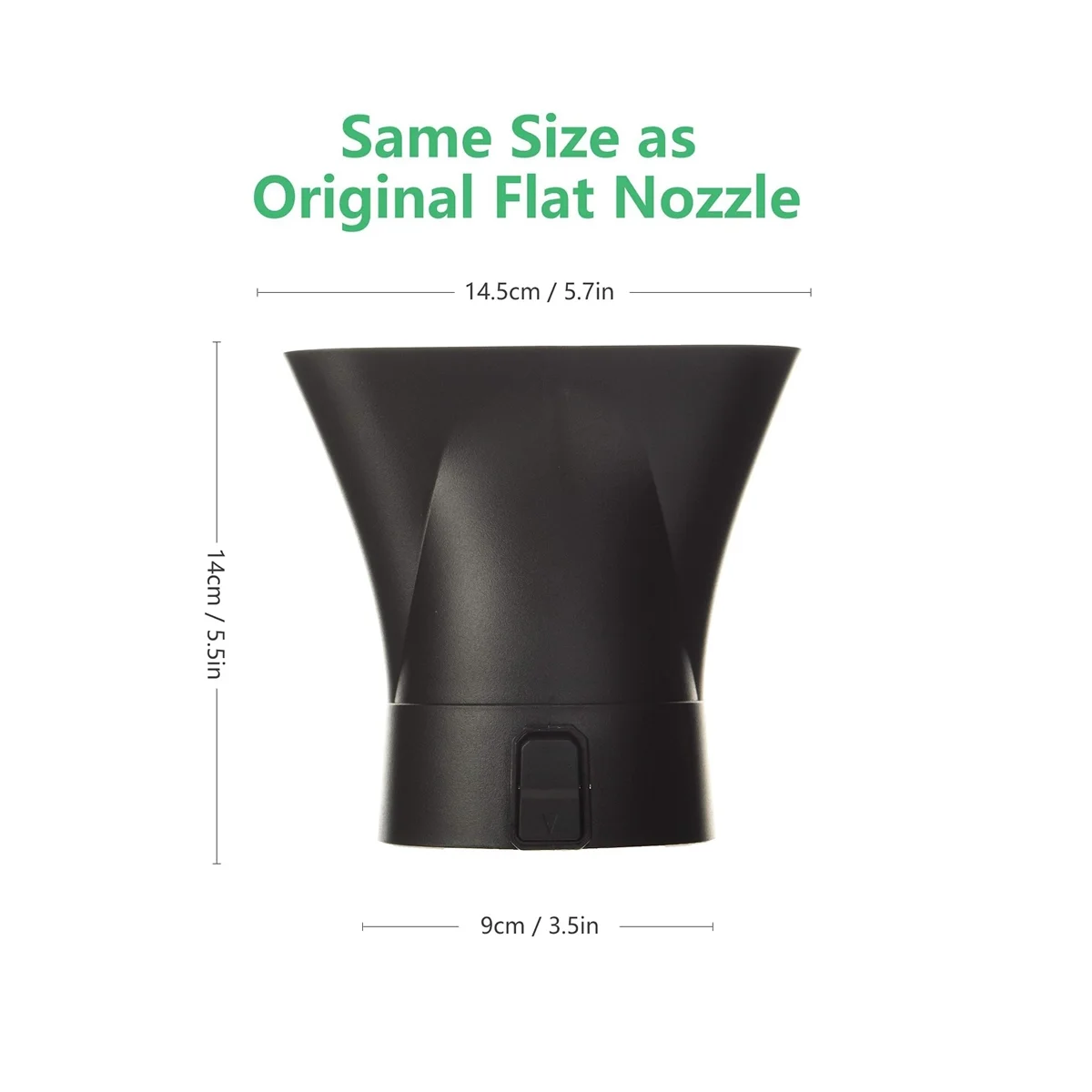 Плоская Насадка AN5300 для воздуходувки EGO 530 CFM 575 LB5300 LB5302 Черная