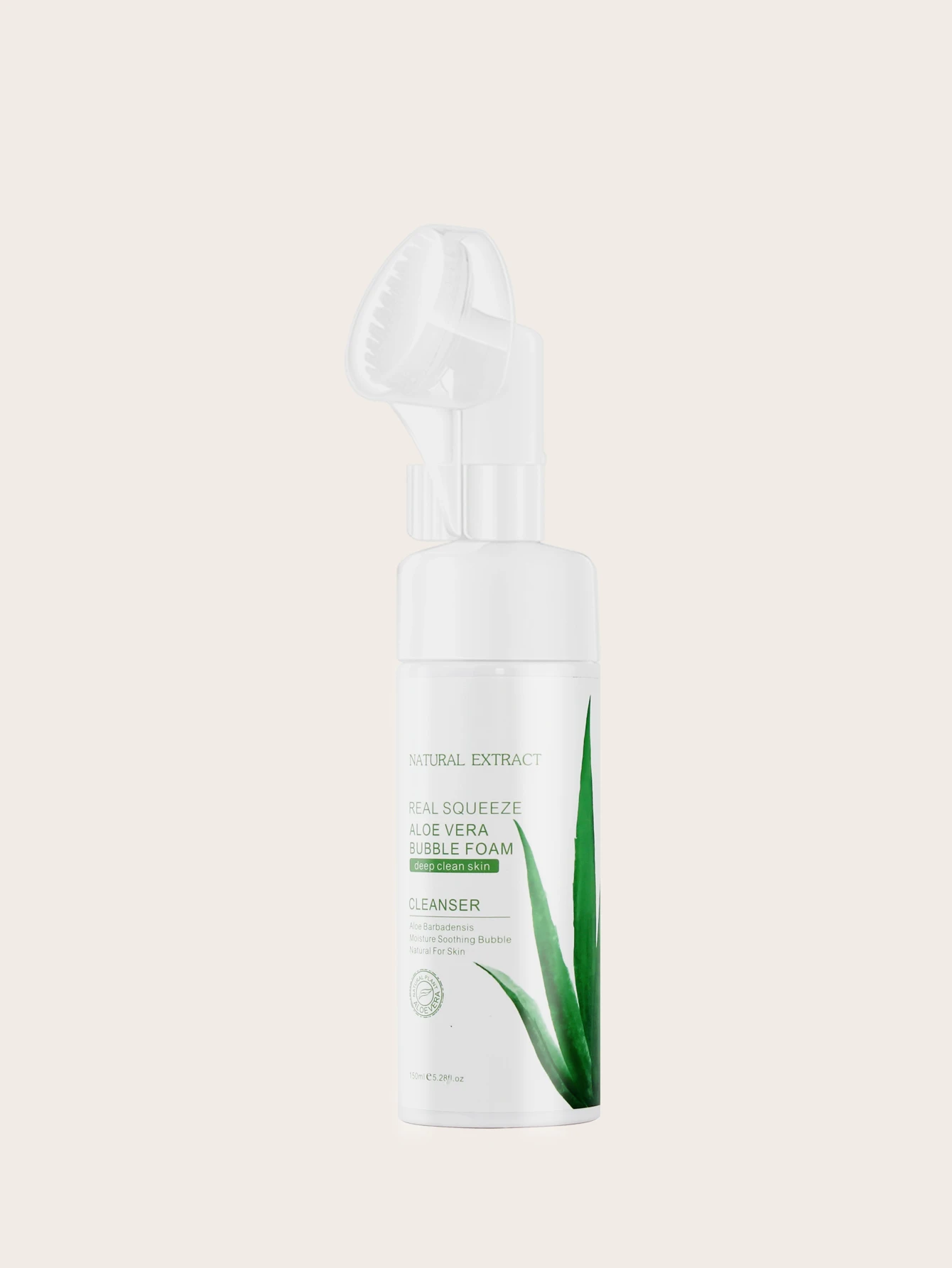 

Aloe Vera Soothing Cleanser Wash Foam Oil Control Deep Cleansing Contracting Pores Fade Dark Spots Brighten Skin Facial Care
