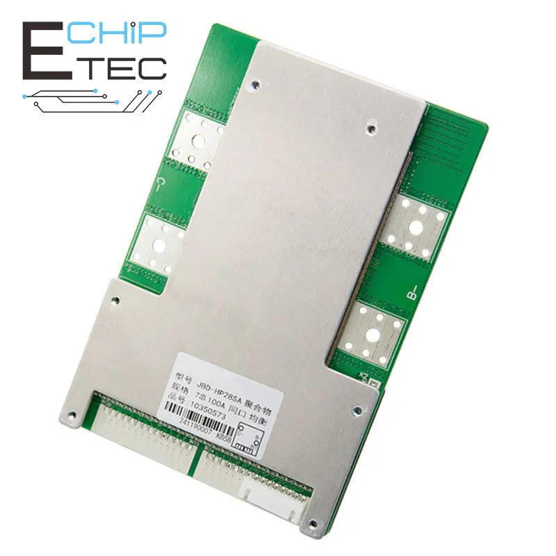 

FS 28S 40A 60A 80A 100A LifePo4 Lithium Battery Power Protection Board Same Port with Equalization Light Temperature Control