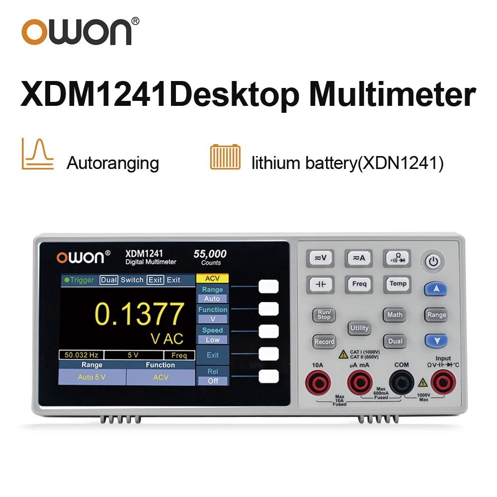 

OWON 4 Цифровой мультиметр 1/2 цифр XDM1000 серии настольный мультиметр
