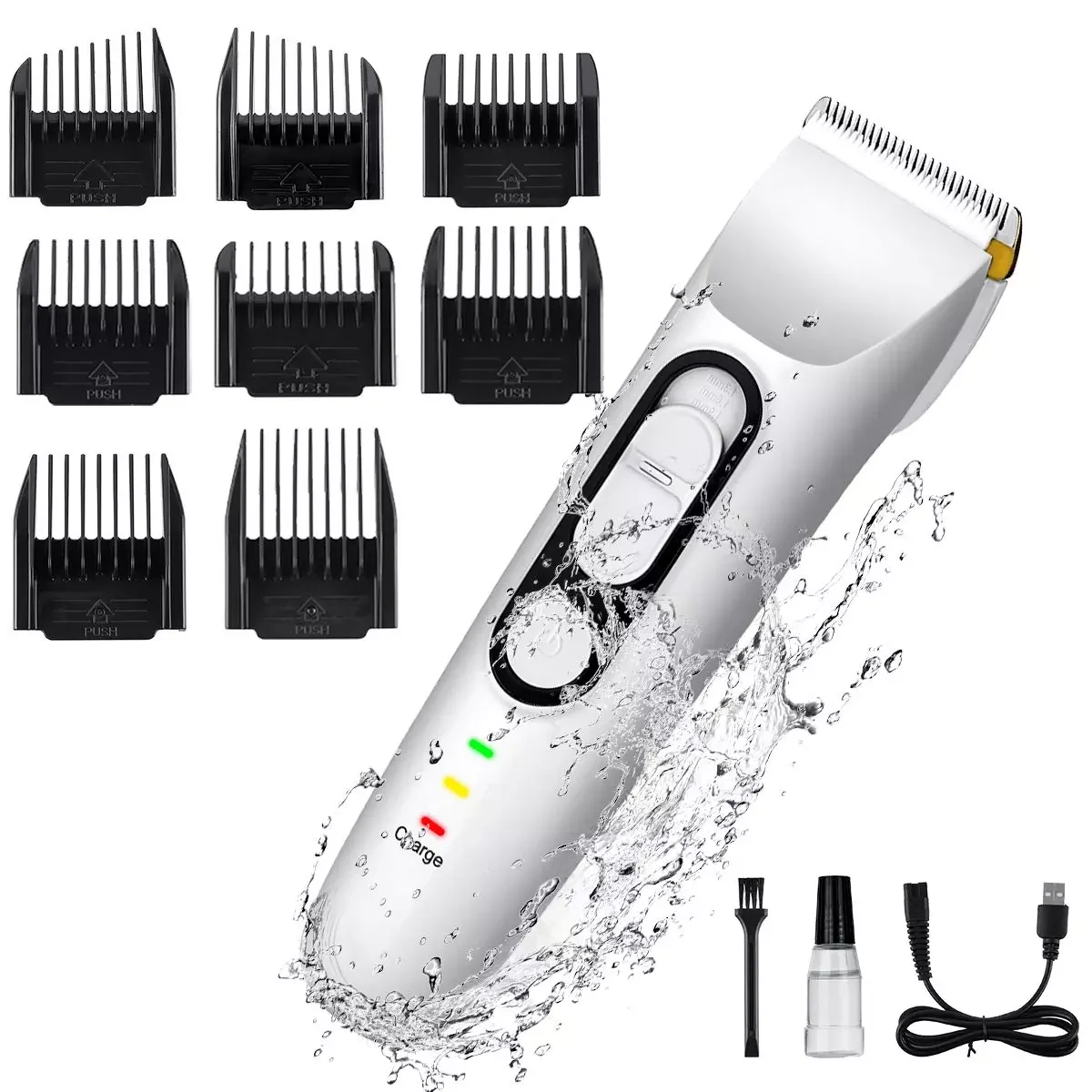 

Машинка для стрижки волос NEW2023 с керамическим лезвием и зарядкой от USB