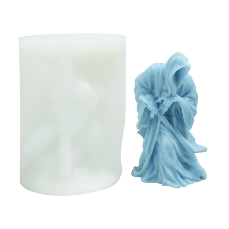 

3D Mysterious Warrior Candle Silicone Mold for DIY Hand-made Candle Ornaments Mould Handicrafts Making Tool Baking Mold