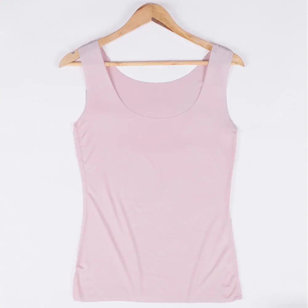 

Trendy Bottoming Shirt Anti-pilling Women Vest Sleeveless Summer Girl Seamless Vest Top Versatile