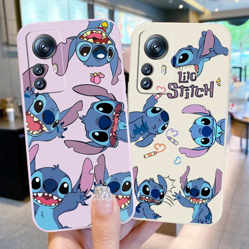 

Lilo Stitch Disney Cool Cute Phone Case For Xiaomi Mi 12S 12X 12 11i 11T 11 10 10S 10T 9 Pro Lite Ultra 5G Liquid Rope Cover