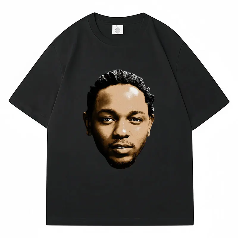 Рэпер Кендрик Ламар Винтажная футболка Мужчины Женщины Футболки Harajuku Хип-Хоп