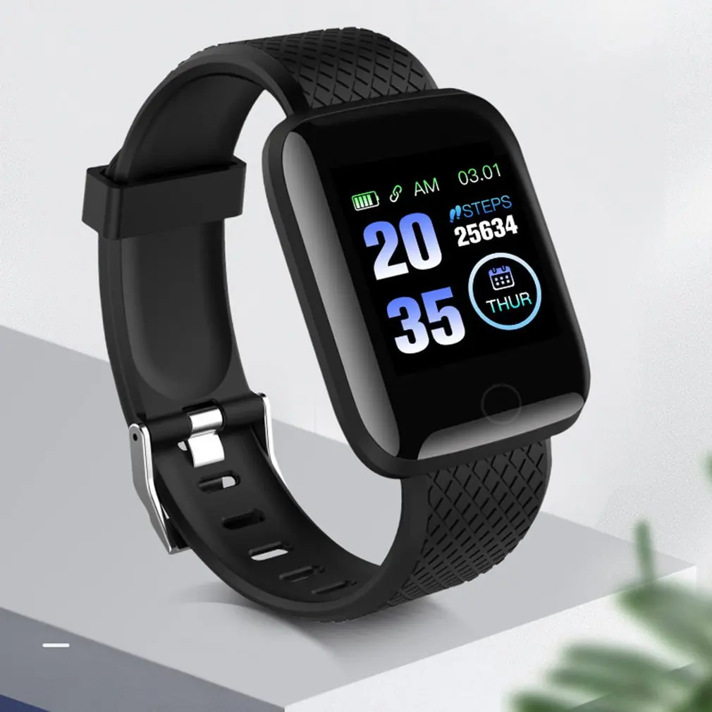116 Plus bluetooth-совместимые Смарт-часы водонепроницаемый спортивный фитнес-трекер