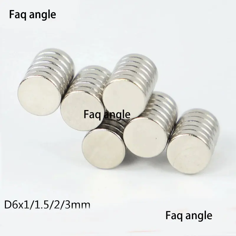 

D6x1/2/3mm Magnet Fridge Circular Neomidium Magnets for Fridge N52 Free Energy Magnetic Generator Ferrofluid Reborn Iman Aimant