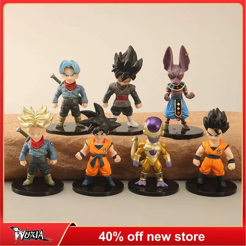 

Фигурка Dragon Ball Son Goku Son Gohan Torankusu Beerus 10 см 7 шт. симпатичная коллекция моделей аниме наружный дисплей игрушка подарок для детей