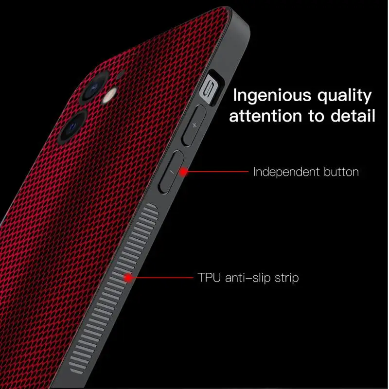 Luxury Carbon Fiber Texture Phone Case For Apple iPhone 14 13 12 11 Pro Max 13 12 Mini XS Max XR X 7 8 6 6S Plus Cover