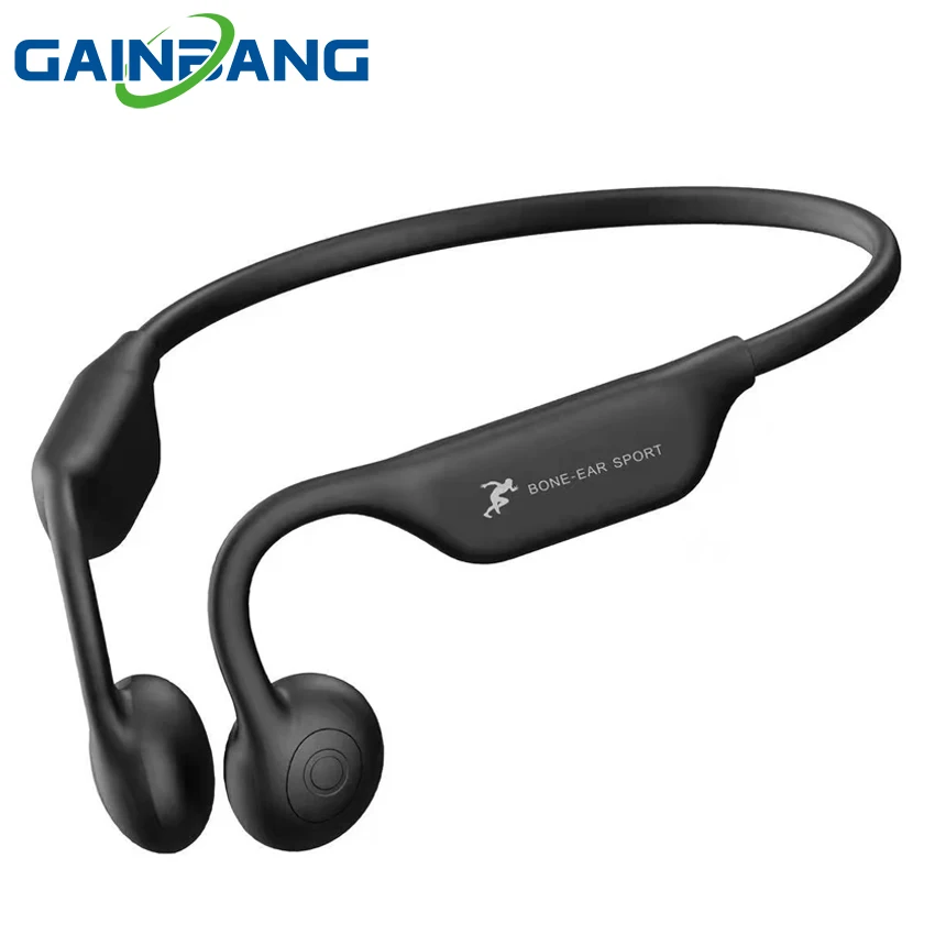 

GAINBANG A18 Bone Conduction Headphone Bluetooth Wireless In-Ear Headset Outdoor Sport Running Noise Reduction Earphone With Mic