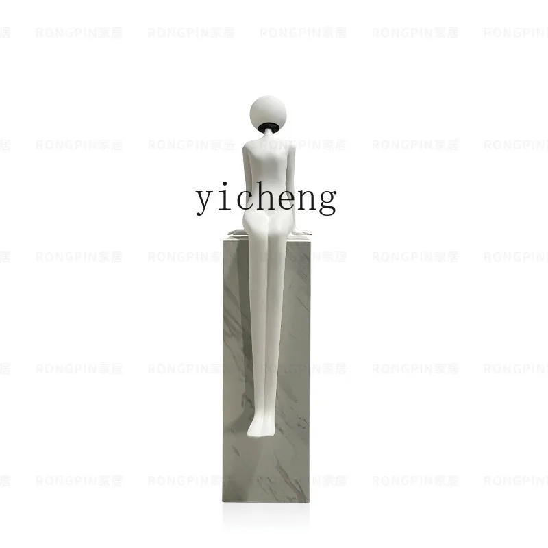 

YY Art Humanoid Sculpture Floor Lamp Sales Office Large Abstract Figure Ornaments