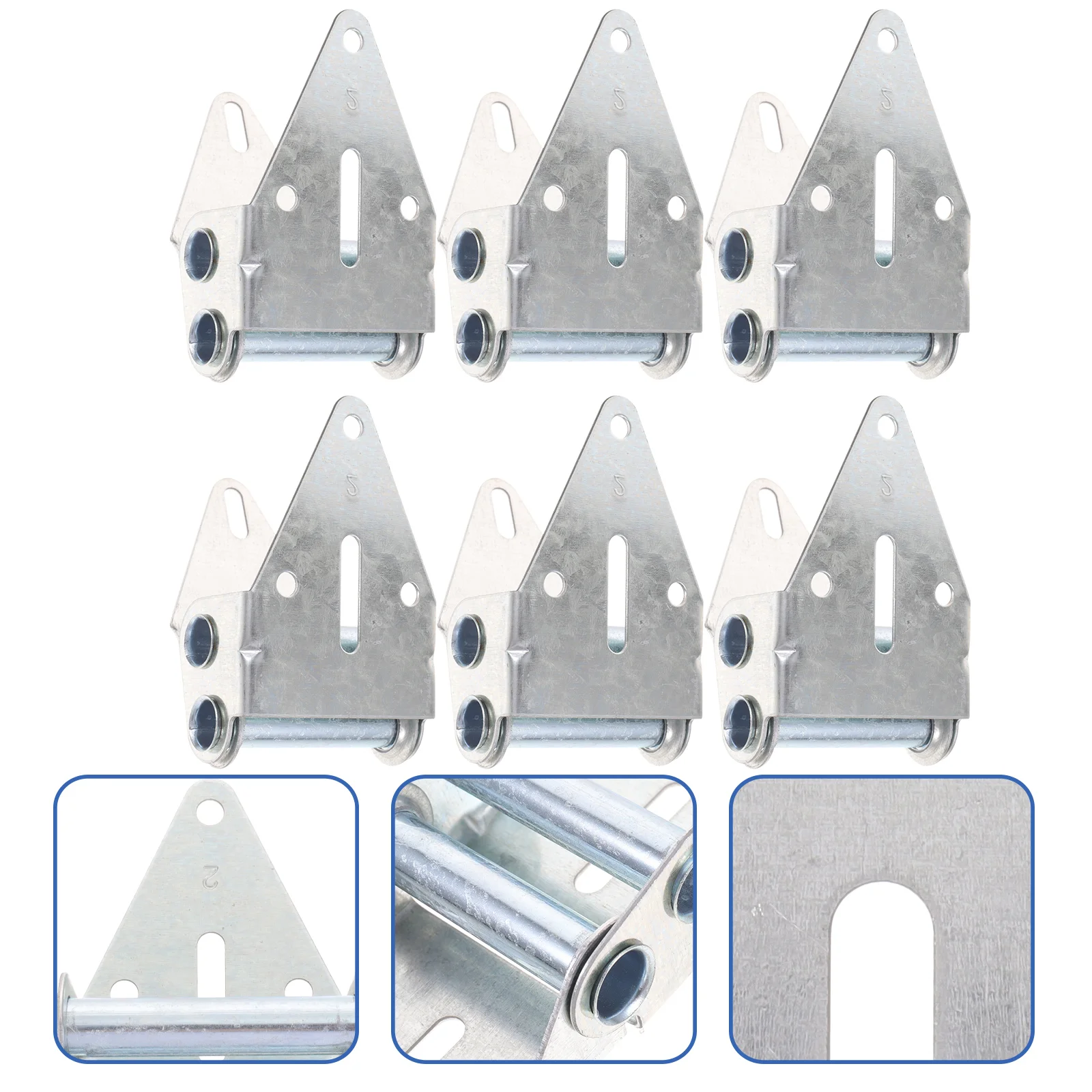 

6pcs Garage Door Hinges Replacement Hinges for Commercial and Residential Garage Door