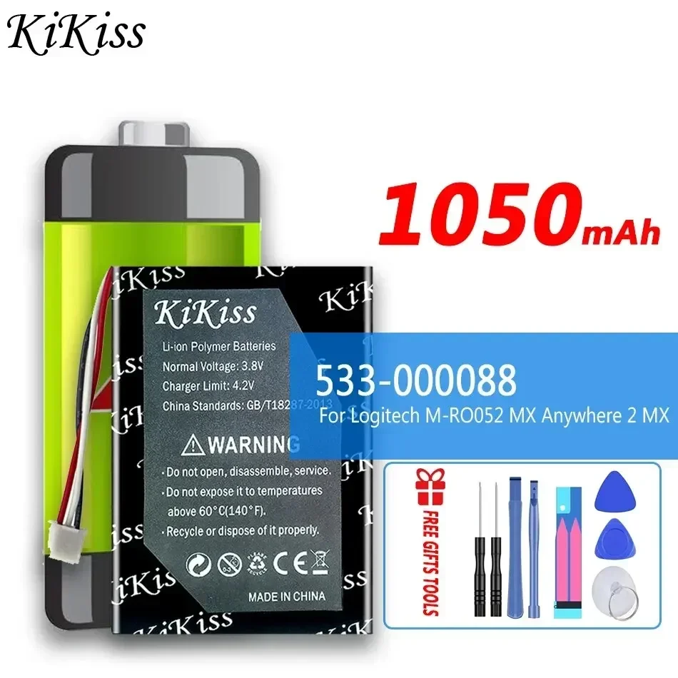 Компактный аккумулятор емкостью 1050 мАч для сенсорной панели Logitech M-RO052 MX Anywhere 2 Master