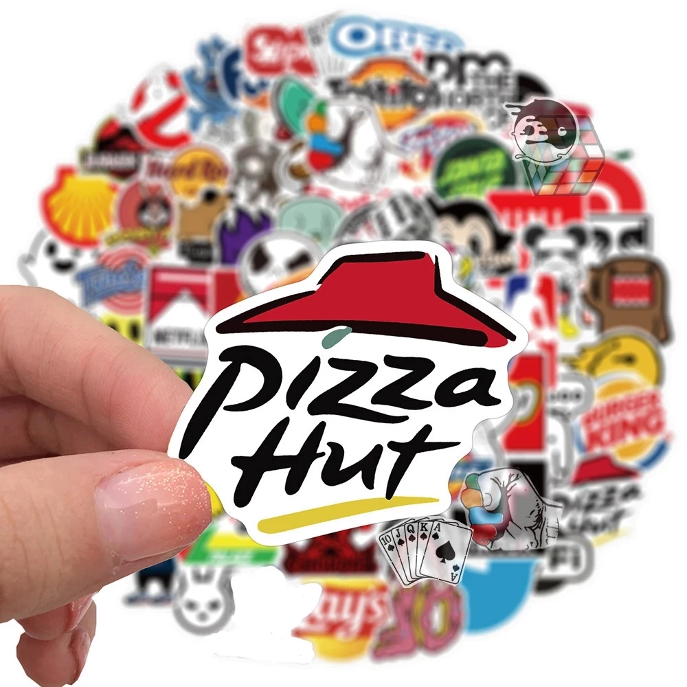 

10/30/50/100Pcs Disney Cool Fashion Brand Logo Stickers DIY Skateboard Laptop Luggage Bike Motorcycle Phone Car Sticker Decals