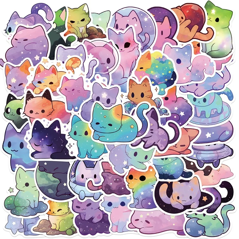 

Kawaii Star Cat ПВХ наклейки