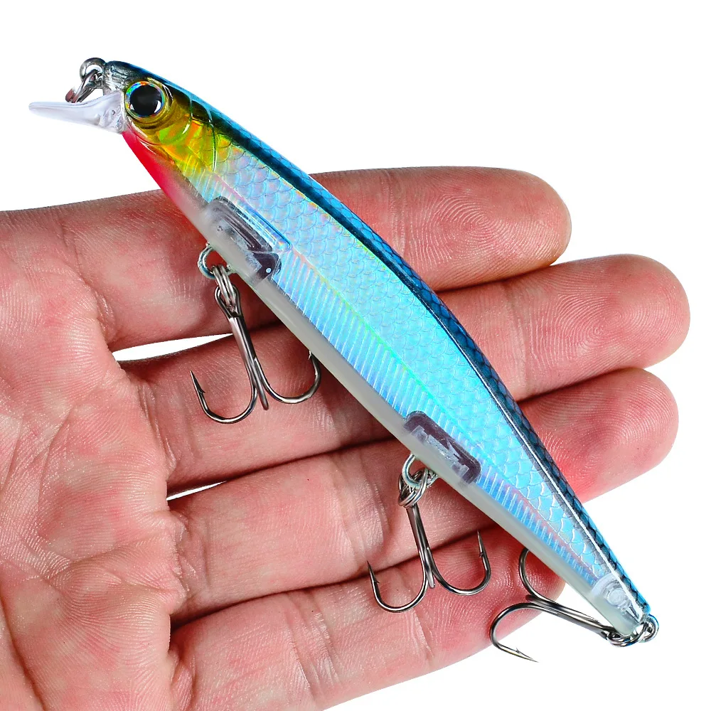 

1 Pcs 6# Hook Pesca Artificial Bait Peche Fishing Tackle 11cm 14g Top Water Popper Lure Fishing Wobbler Crankbait
