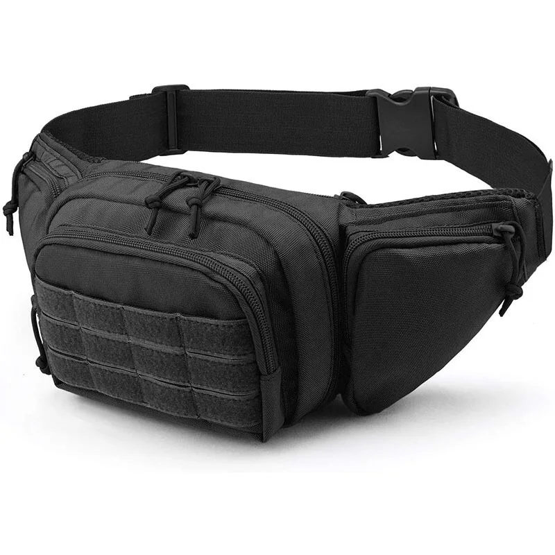 

Tactical Gun Bag Case Holster for Men Concealed Pouch Carry Waist Bags Fanny Pack Military Camping Hunting Hiking Army Belt Bags
