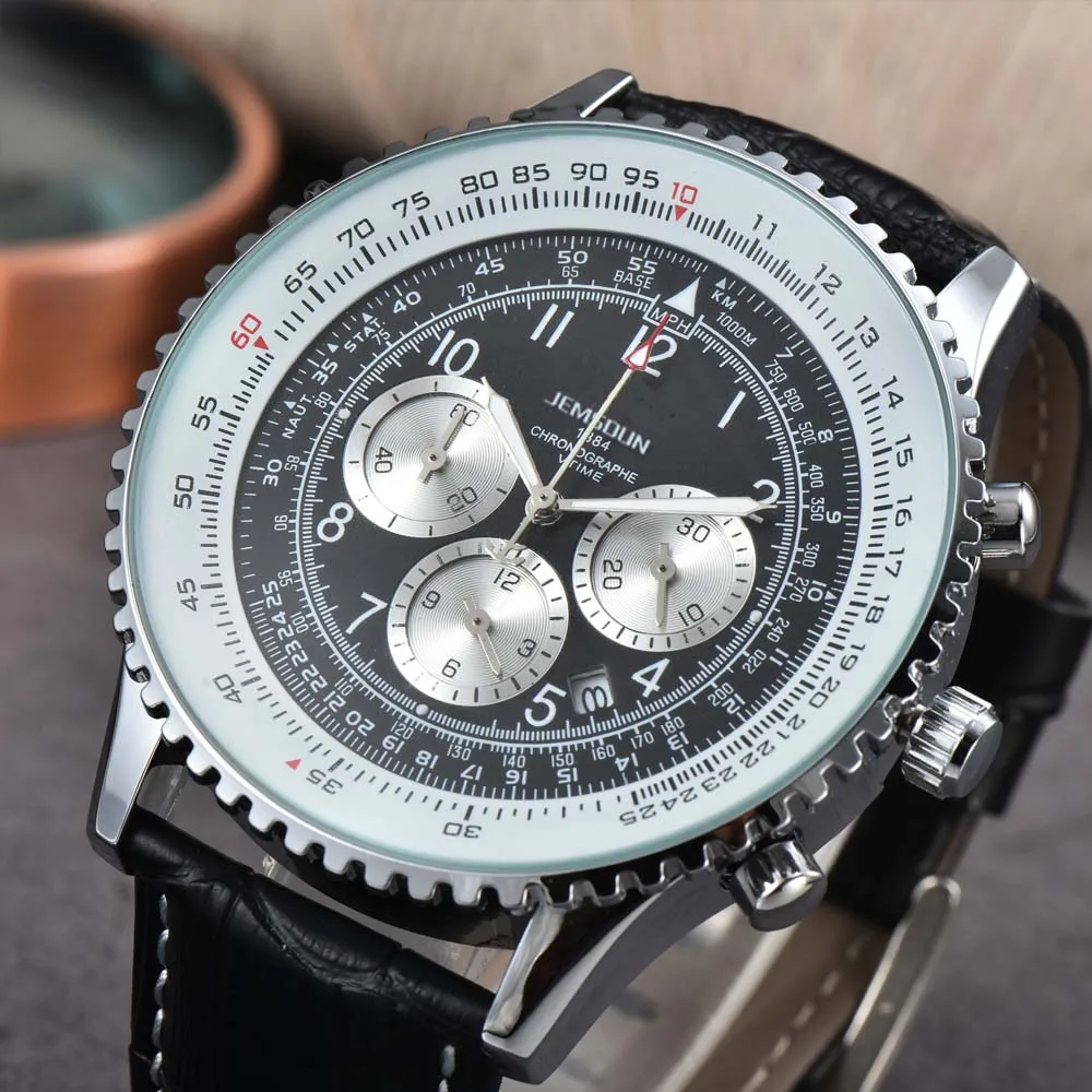 

2023 Luxury Brand Mens Watches Professional Aviation Chronograph Quartz Watch Business Automatic Date Sports AAA Jewelry Clocks