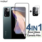 Закаленное стекло с полным покрытием для Xiaomi Redmi Note 11 Pro Max Pro + Защитная пленка для экрана для камеры Redmi Note 11 10 5G 10S 10T 11T