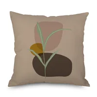 2022 New Pillow Back Cushion Sofa Living Room Villa Light Luxury Yang Velvet Orange Pillowcase