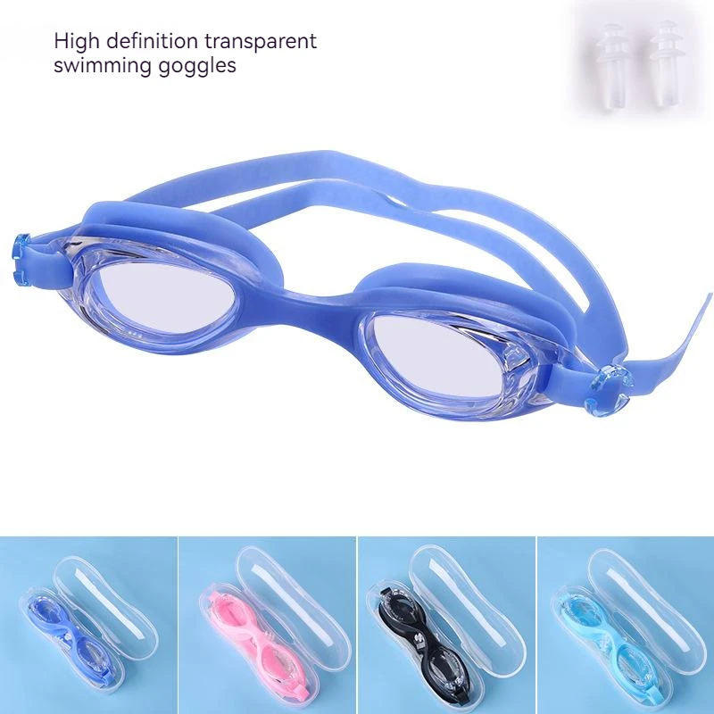 

Очки для плавания, очки для плавания, очки для плавания, водостойкие Регулируемые защитные очки с эластичными ремешками и прозрачными линзами с затычками для наушников