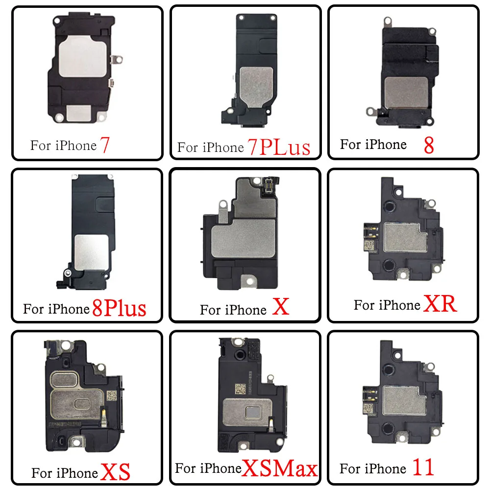 Замена громкого динамика для iPhone 7 8 Plus X XR XS 11 Pro Max нижний динамик зуммер звуковой