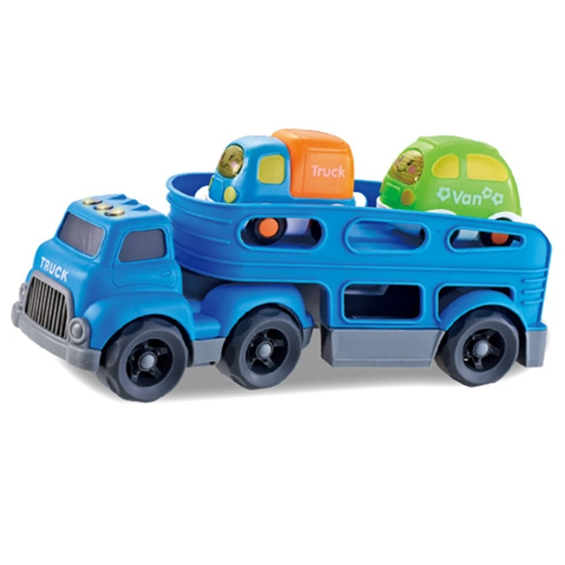 

Children's Simulated Blue/Green Model Car Toy Kids Simulated Two-layer Truck Table Party Portable Toys