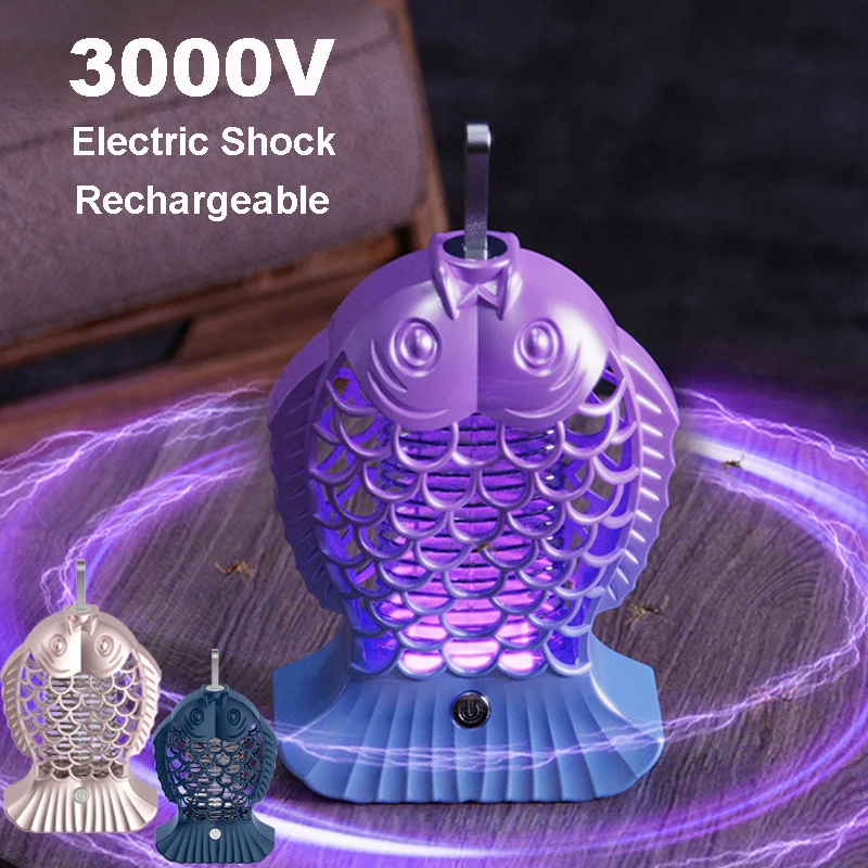 Аккумуляторная ловушка для насекомых 3000 В USB