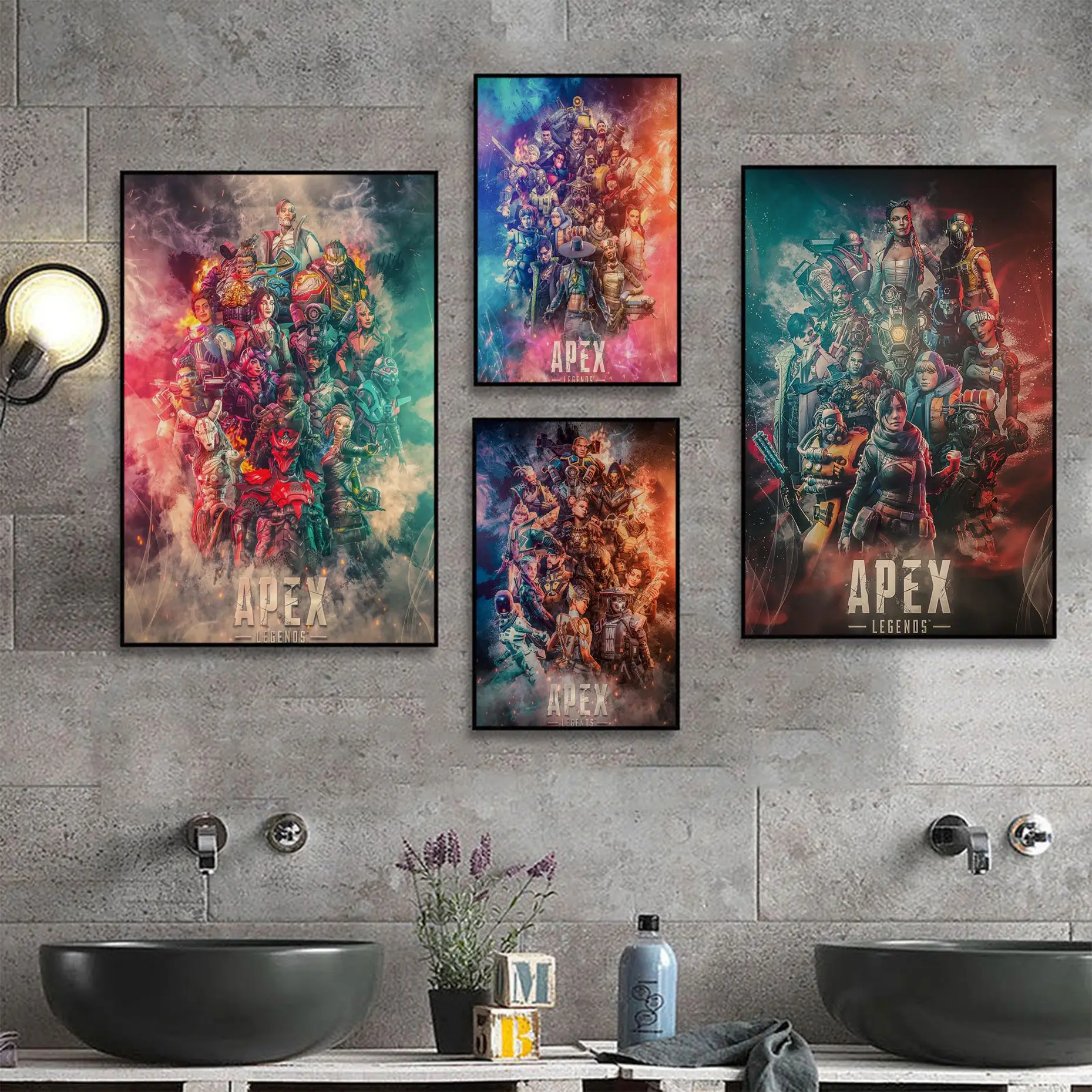 

Apex Legends Game Art Poster For Living Room Bar Decoration Kawaii Room Decor