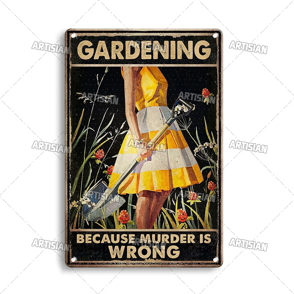 

Металлическая табличка Artisian Garden