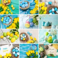 chenistory oil painting by numbers colored egg landscape diy handpainted wall art for adults coloring by numbers flowers gift ho