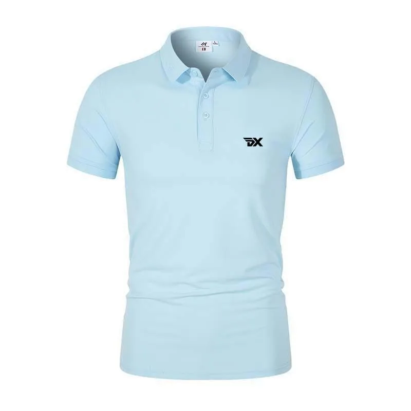 Golf men's summer polo shirt High quality casual business short sleeved T-shirt Fashion sports men's polo shirt s-4XL