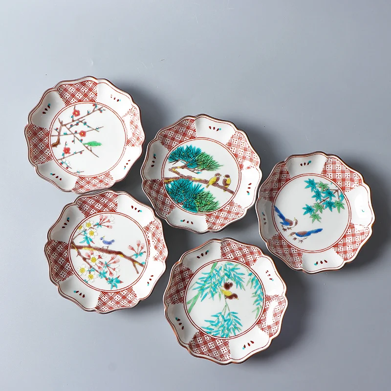 Блюдо в японском стиле маленькая керамическая печь Meishan Dim Sum для дома