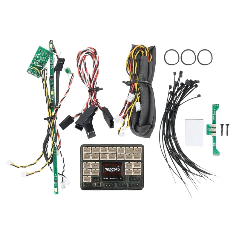 

LED Light System Kit For HG P408 P402 P407 P601 P801 P802 HG-P801 HG-P802 1/10 1/12 RC Car Upgrade Parts Accessories