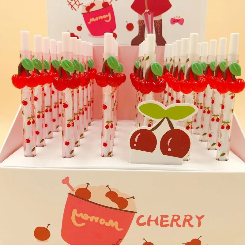 

36 шт./компл. гелевая ручка с мультяшным рисунком в виде фруктов, ручка для письма и подписей, школьные и офисные принадлежности, канцелярские принадлежности