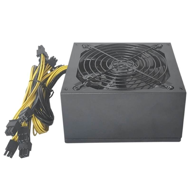 

Top Deals 1800W ATX ETH Mining Power Supply Bitcoin 180V-264V 10 6P Ports 4U Single