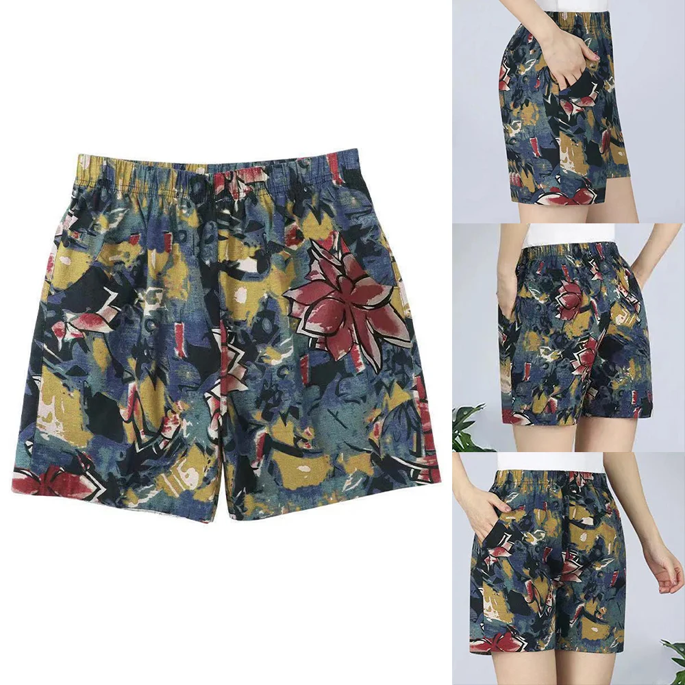 

Women's Summer Shorts Summer Casual Print Shorts Sport Shorts Women's Swimwear Women Sports Shorts Polyester Woman Swimming Accs