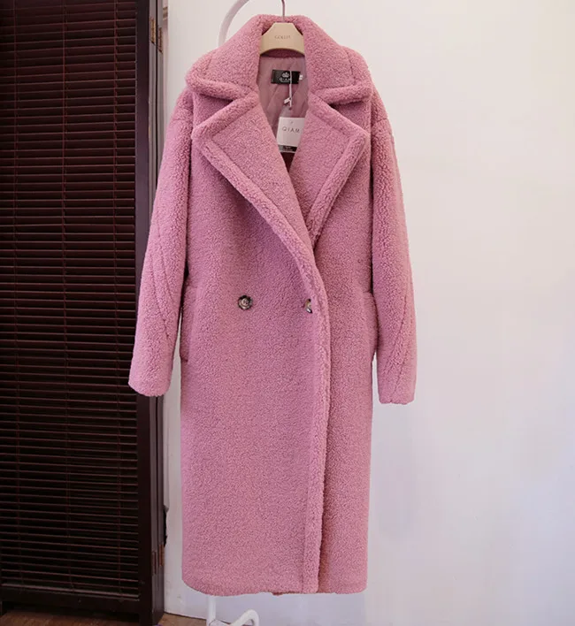 Fur Coat Women Winter Warm Faux Fur Thickened Lamb Wool Coat Winter Coat Women