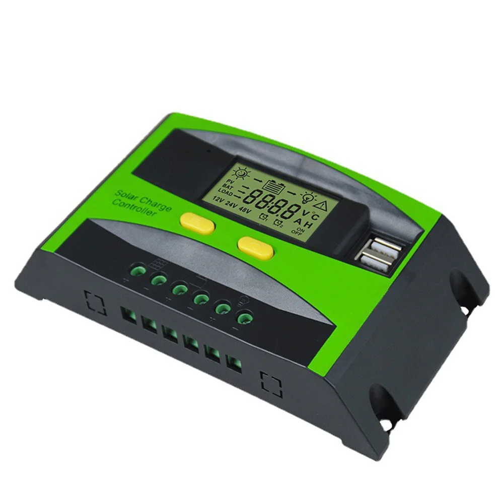 

New *Double USB Port Solar Controller Controller Charge And Discharge Solar Panel Controller 12V Solar Controller
