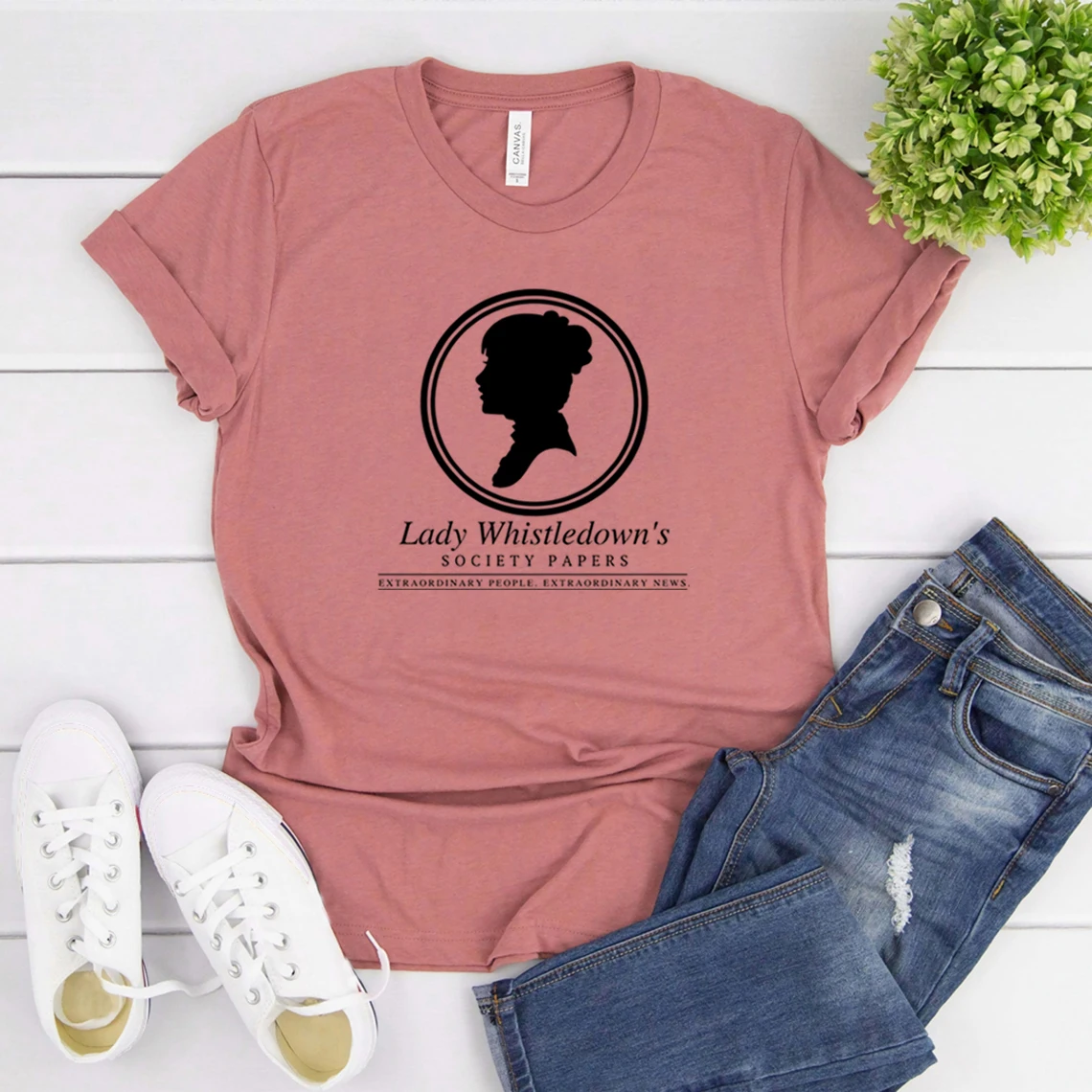 

Lady Whistledown's Society Papers Unisex T-Shirt Bridgerton T-shirt Woman Tshirts Short Sleeve Graphic T Shirts Tops for Women